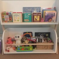 Babyletto tally deals storage and bookshelf